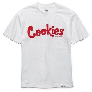 Cookies Original Mint Tee White/Red Size Medium